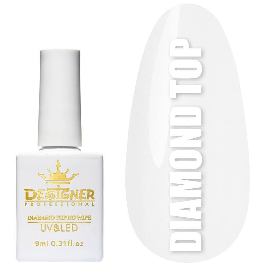 Топове покриття Designer Professional Diamond Top No Wipe без липкого шару 9 мл