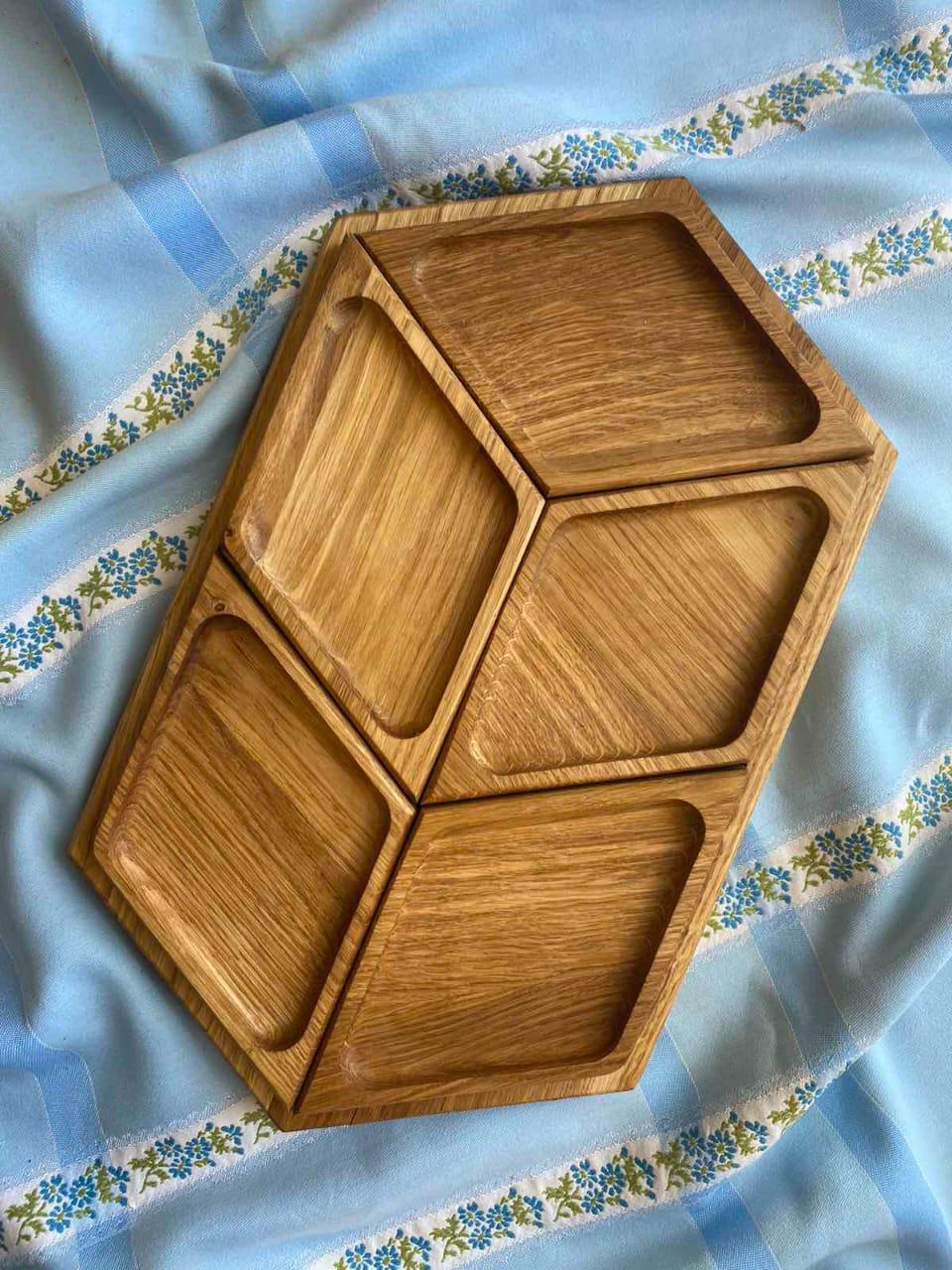 Набор меножниц прямоугольных разборных 40х25 см Дуб (126) - фото 3 Набор меножниц прямоугольных разборных 40х25 см Дуб (126) - фото 3