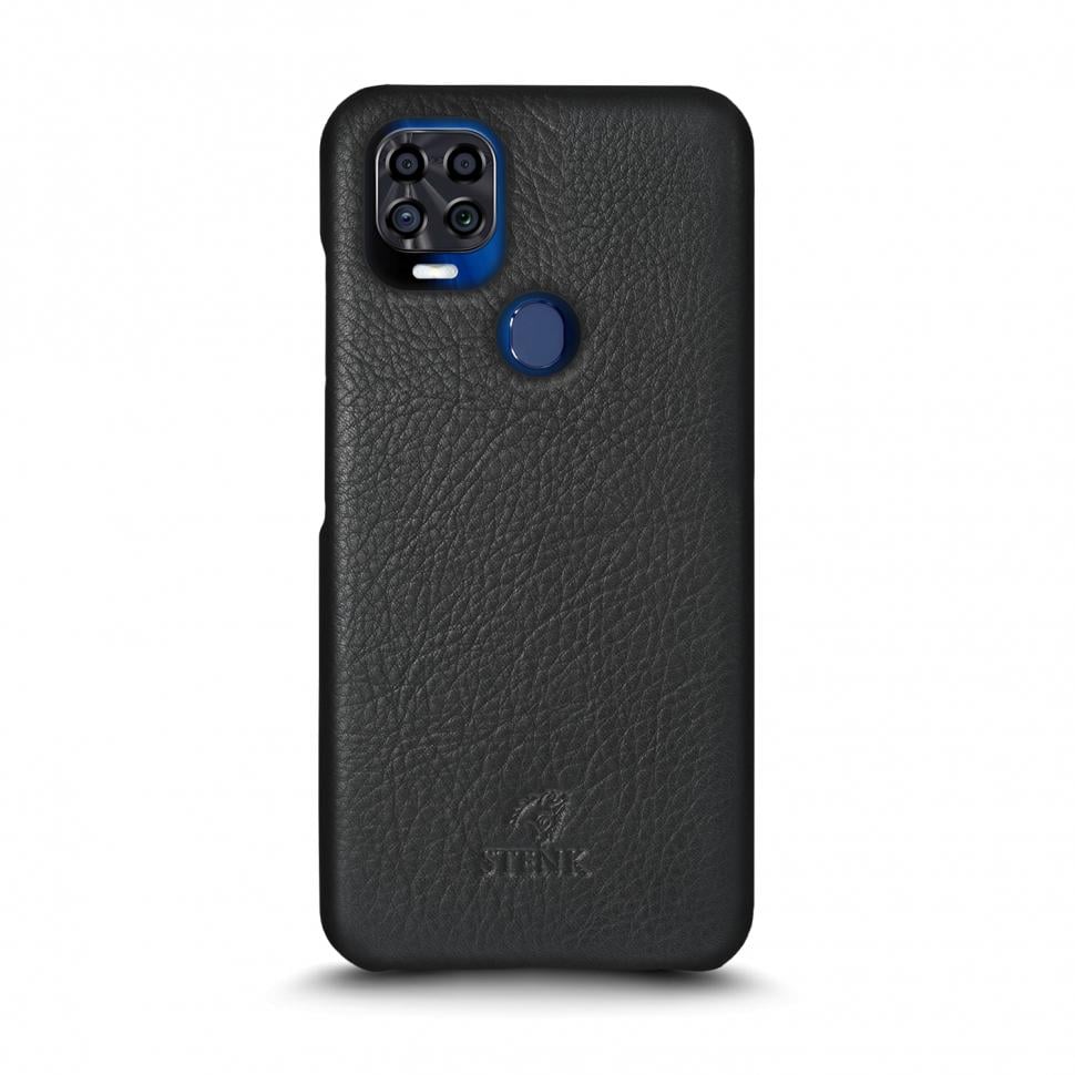 Кожаная накладка Stenk Cover для ZTE Blade V2020 Черный (69519)