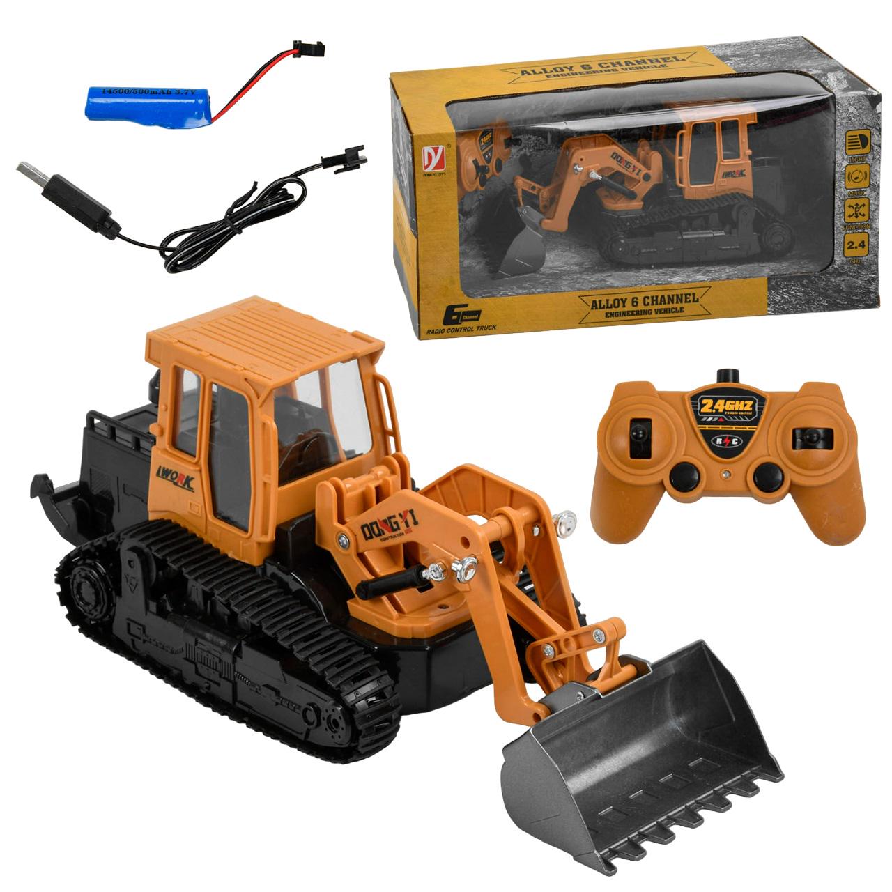 Екскаватор на радіокеруванні акумулятор з підсвічуванням та звуком 37V Yellow (104637) - фото 2 Екскаватор на радіокеруванні акумулятор з підсвічуванням та звуком 37V Yellow (104637) - фото 2