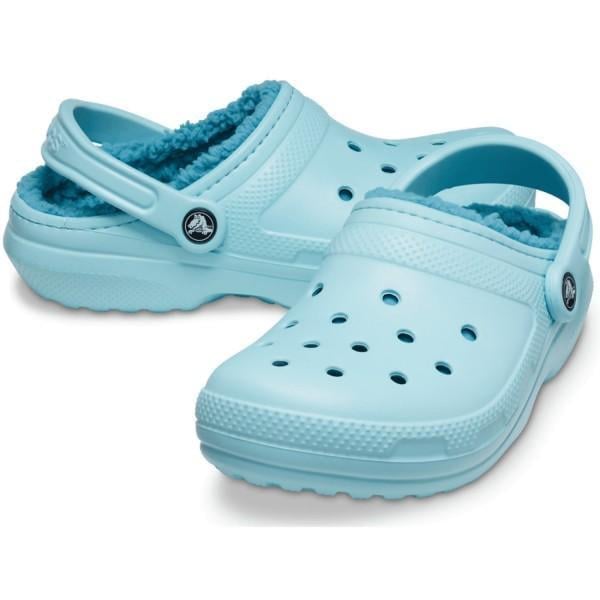Сабо теплі Crocs Classic Lined Clog Pure Water р. 38-39 Блакитний (9478)