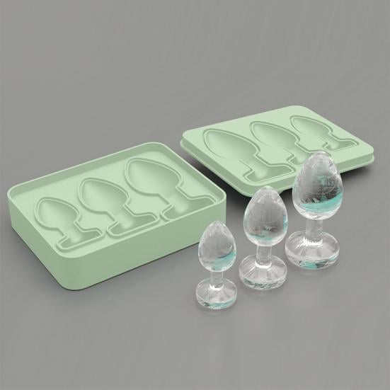 Форма для льоду Втулка 3Д Зелений (flap-2) - фото 3 Форма для льоду Втулка 3Д Зелений (flap-2) - фото 3