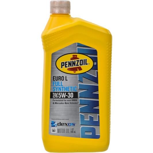 Моторное масло Pennzoil Platinum Euro L 5W-30 0,946 л