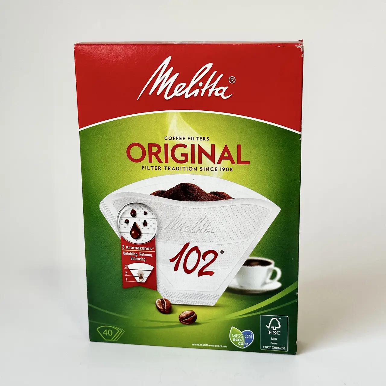 Фильтры бумажные Melitta 102/40 (4006508200061)