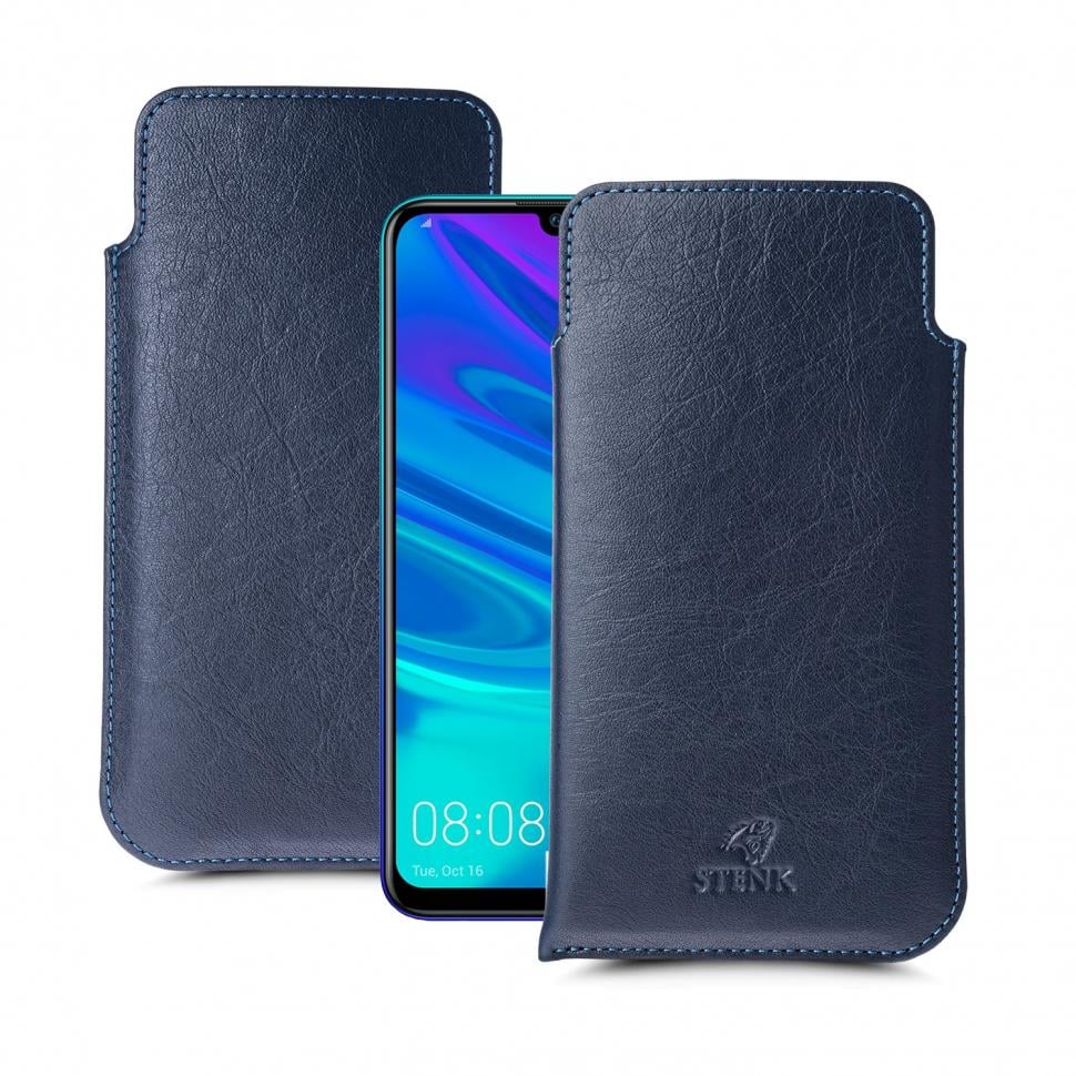 Футляр Stenk Elegance для Huawei P Smart (2019) Синий (62392)