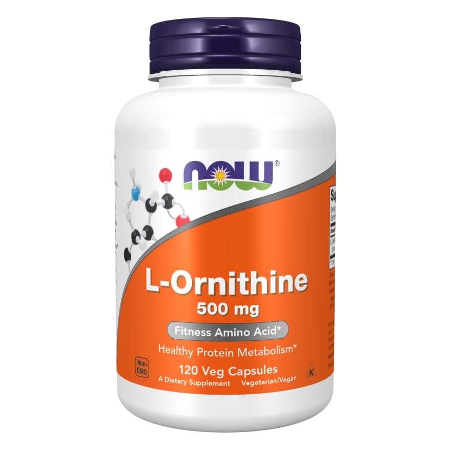 Амінокислота NOW L-Ornithine 500 мг 120 вегакапс. (8035)