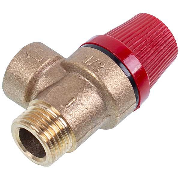 Запобіжний клапан 3 бар 1/2'' для газового котла BI1001112 (00000050575) Запобіжний клапан 3 бар 1/2'' для газового котла BI1001112 (00000050575)