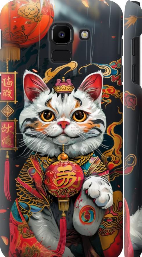 Чехол на Samsung Galaxy J6 2018 China Cat v2 (6135m-1486-42517)