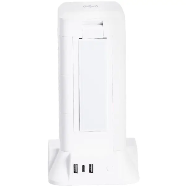 Фільтр-подовжувач мережевий TOWER 9 розеток LED-лампа 3USB+1PD 2,8 м Білий (HP-5-5) - фото 4