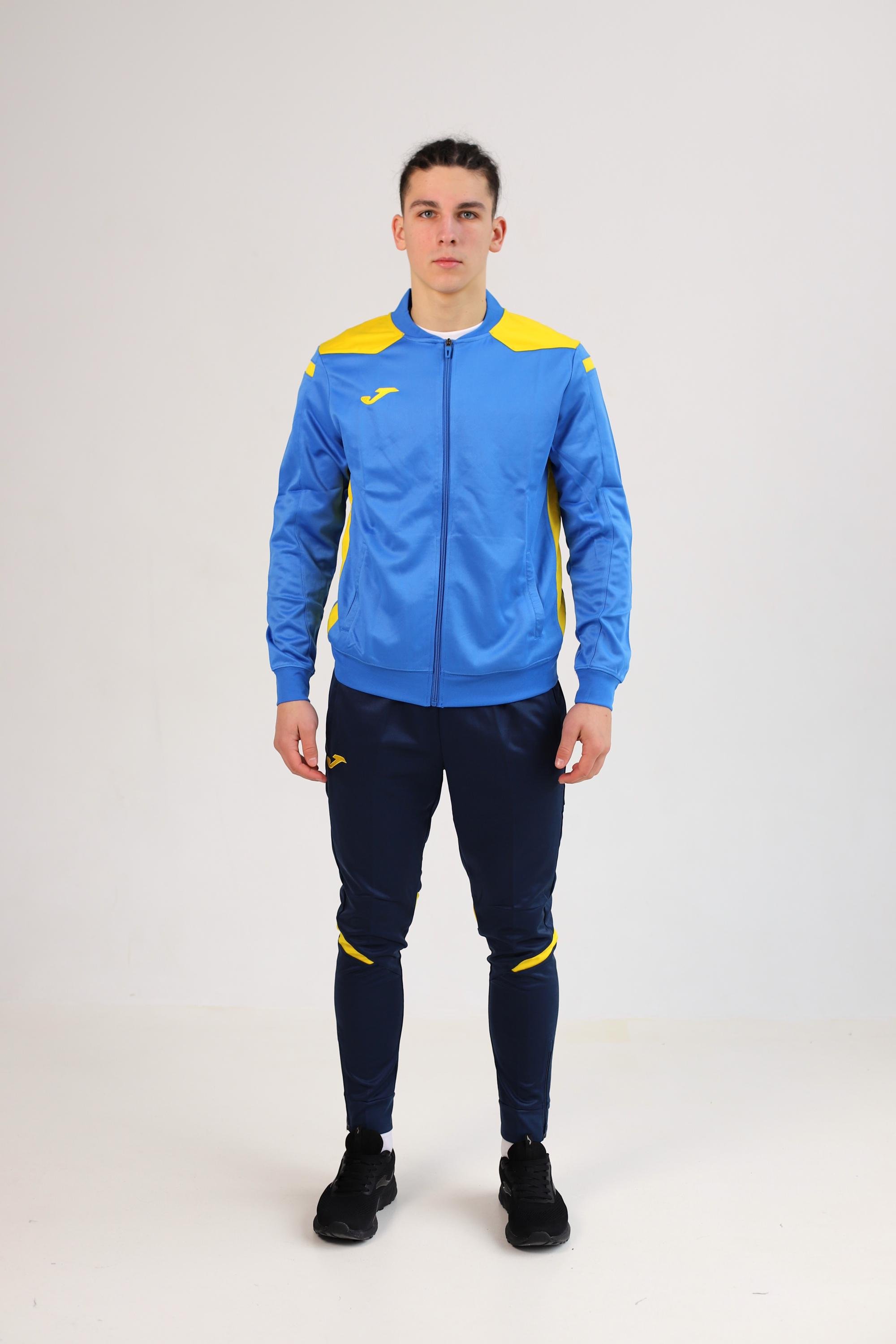 Спортивний костюм Joma 101953.709 Championship Vi Tracksuit S Royal Yellow/Navy