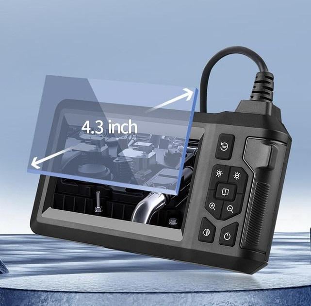 Эндоскоп автомобильный с монитором 4,3" 8 мм с жестким кабелем и насадками 2 м (25860130) - фото 9 Эндоскоп автомобильный с монитором 4,3" 8 мм с жестким кабелем и насадками 2 м (25860130) - фото 9