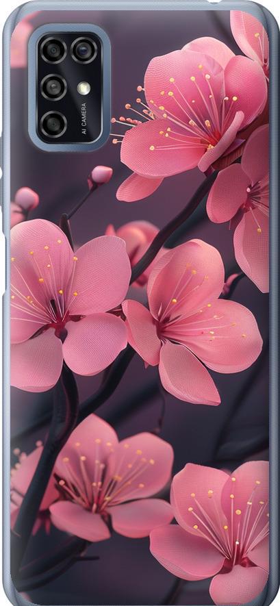 Чехол на ZTE Blade V2020 Smart Пурпурная сакура (6075u-2458-42517)