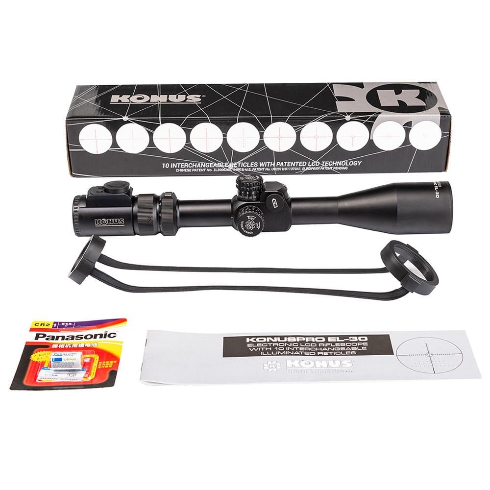 Оптичний приціл KONUS KONUSPRO EL-30 6-24x50 LCD (2537375445) - фото 5 Оптичний приціл KONUS KONUSPRO EL-30 6-24x50 LCD (2537375445) - фото 5