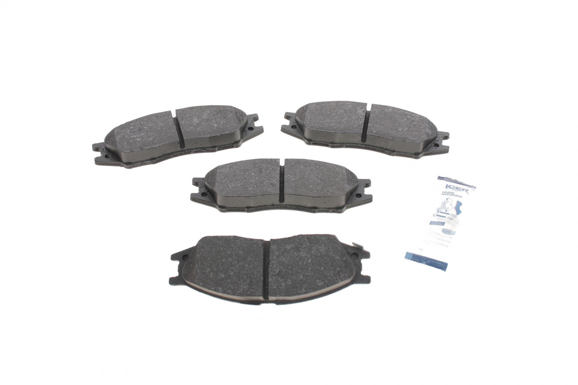 Колодки тормозные передние ICER для Nissan Almera II 02-/Sunny 00-03 (181635)