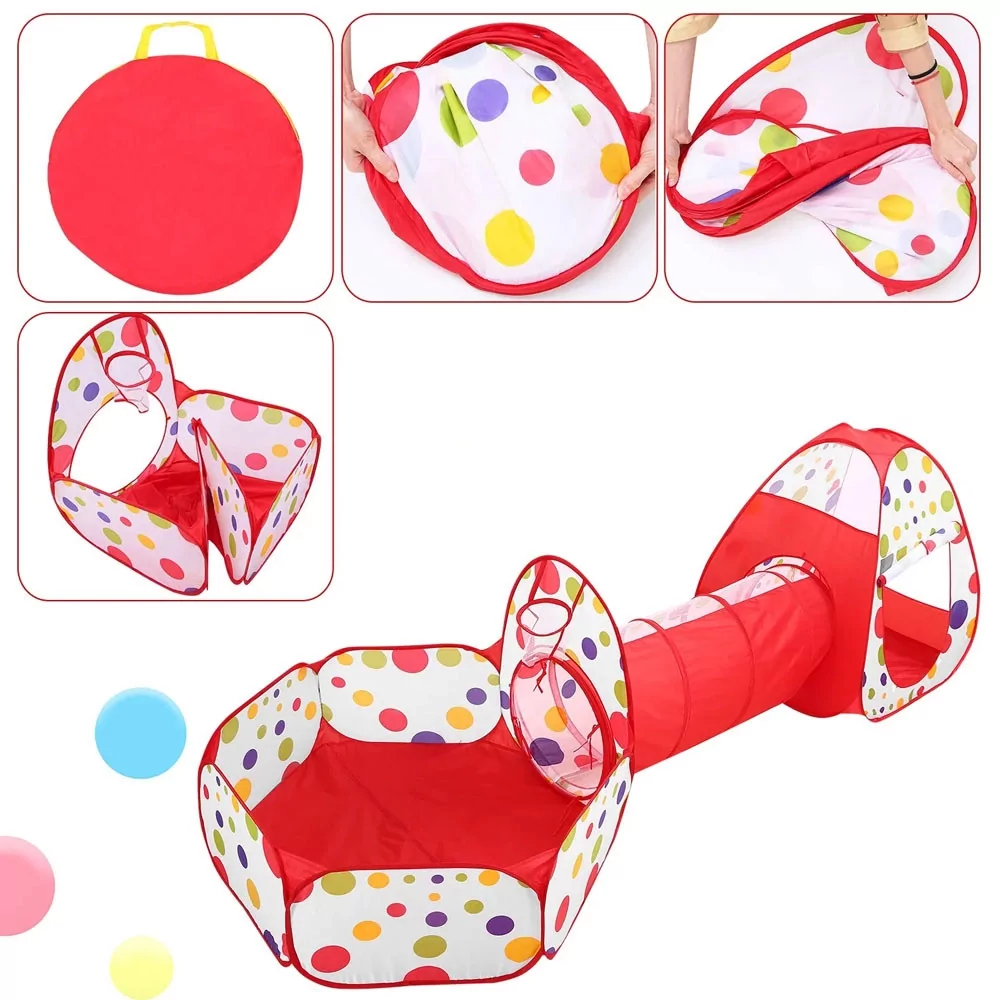 Палатка игровая для детей замок 3в1 - фото 6