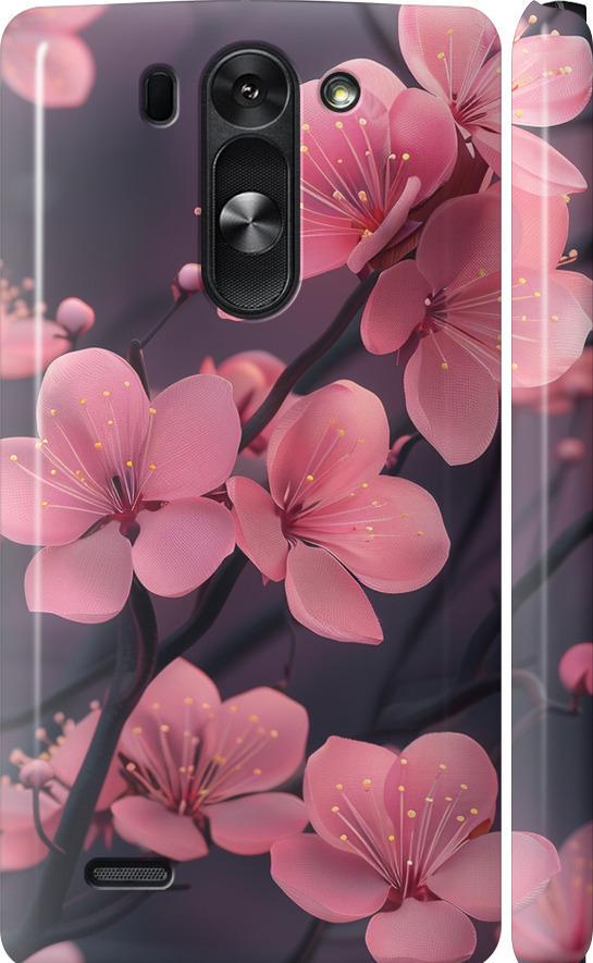 Чехол на LG G3s D724 Пурпурная сакура (6075m-93-42517)