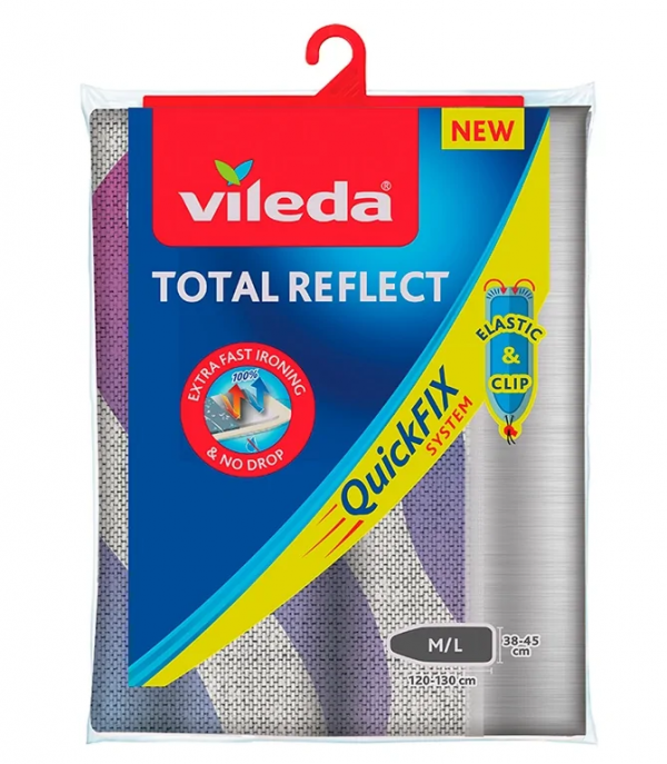 Чохол для прасувальної дошки Vileda Total Reflect 120-130x38-45 см (159251)