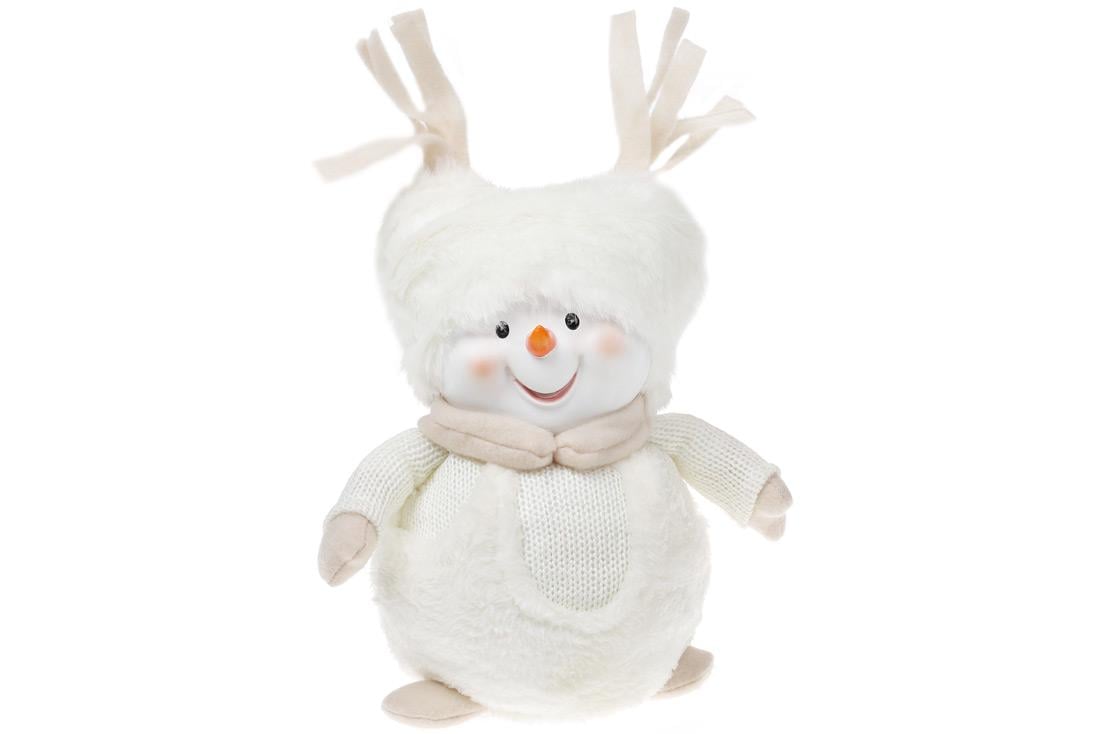 Мягкая игрушка новогодняя BonaDi Снеговик (823-835)