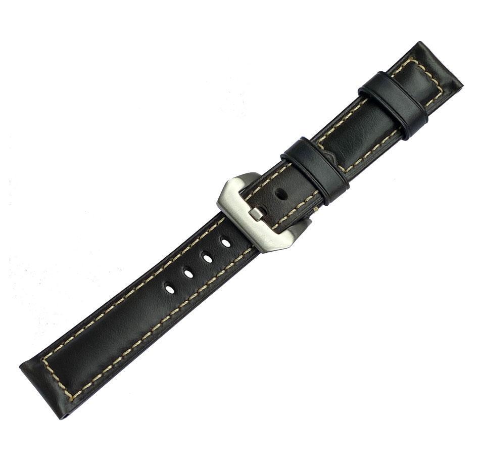 Кожаный ремешок Primolux F001 Steel buckle для часов Samsung Galaxy Watch 3 41 мм SM-R850 Black (1246551478) - фото 5 Кожаный ремешок Primolux F001 Steel buckle для часов Samsung Galaxy Watch 3 41 мм SM-R850 Black (1246551478) - фото 5