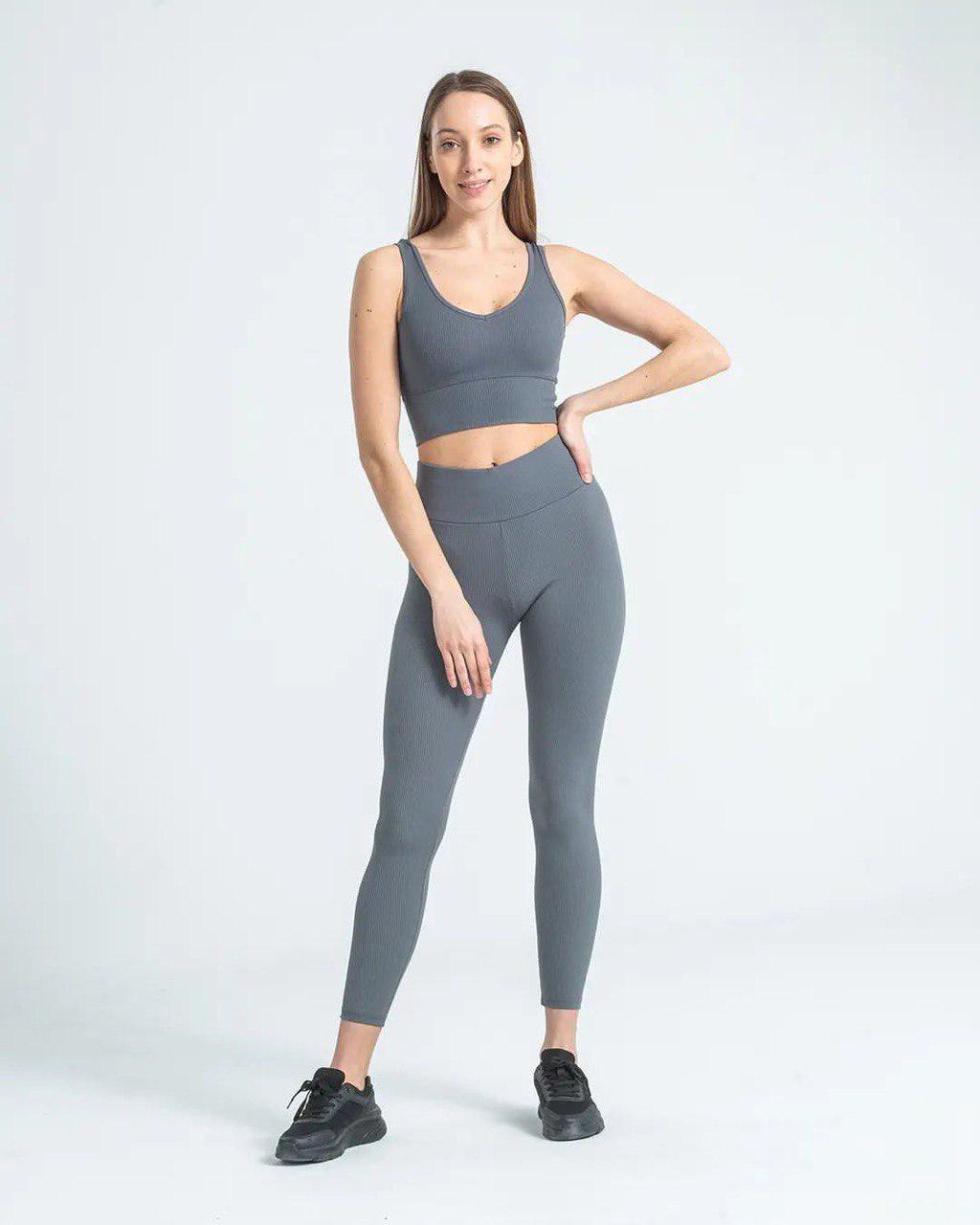 Лосини жіночі LADY HUREM 2247 рубчик широкий утягуючий пояс XL Сірий (1525) - фото 6 Лосини жіночі LADY HUREM 2247 рубчик широкий утягуючий пояс XL Сірий (1525) - фото 6