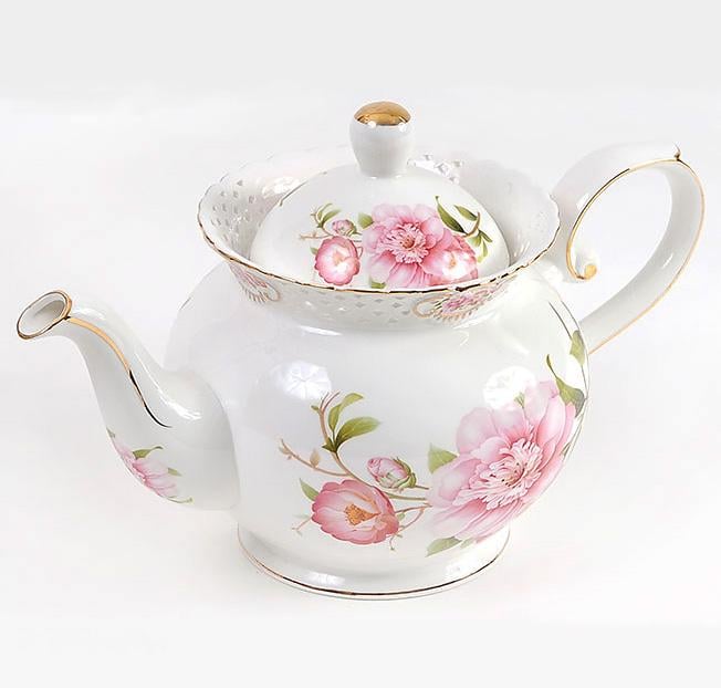 Чайник заварювальний Китайська троянда 1200 мл фарфор (BD-222-184) Чайник заварювальний Китайська троянда 1200 мл фарфор (BD-222-184)