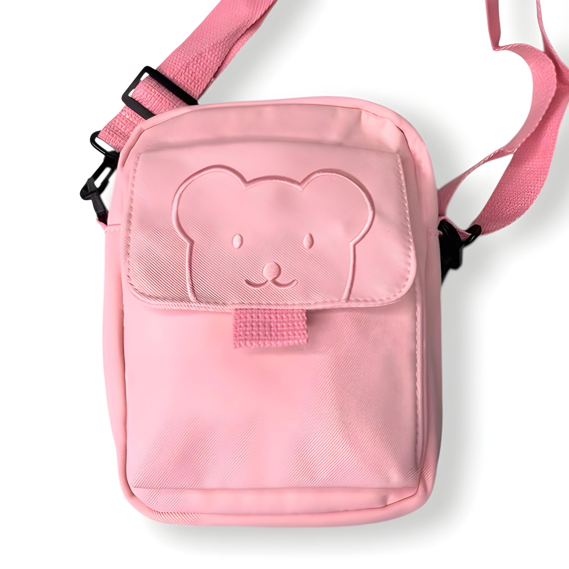 Сумка детская кросс-боди Мишка Тедди 22х16х6 см Розовый (25-578) - фото 1 Сумка детская кросс-боди Мишка Тедди 22х16х6 см Розовый (25-578) - фото 1