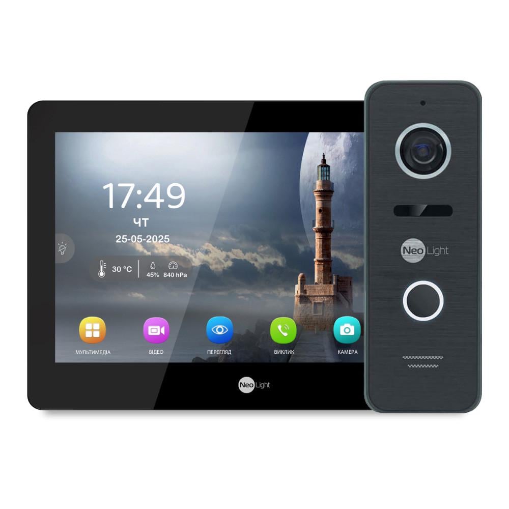 Комплект видеодомофона Neolight MEZZO Hybrid HD KIT B/Black (3094087738)