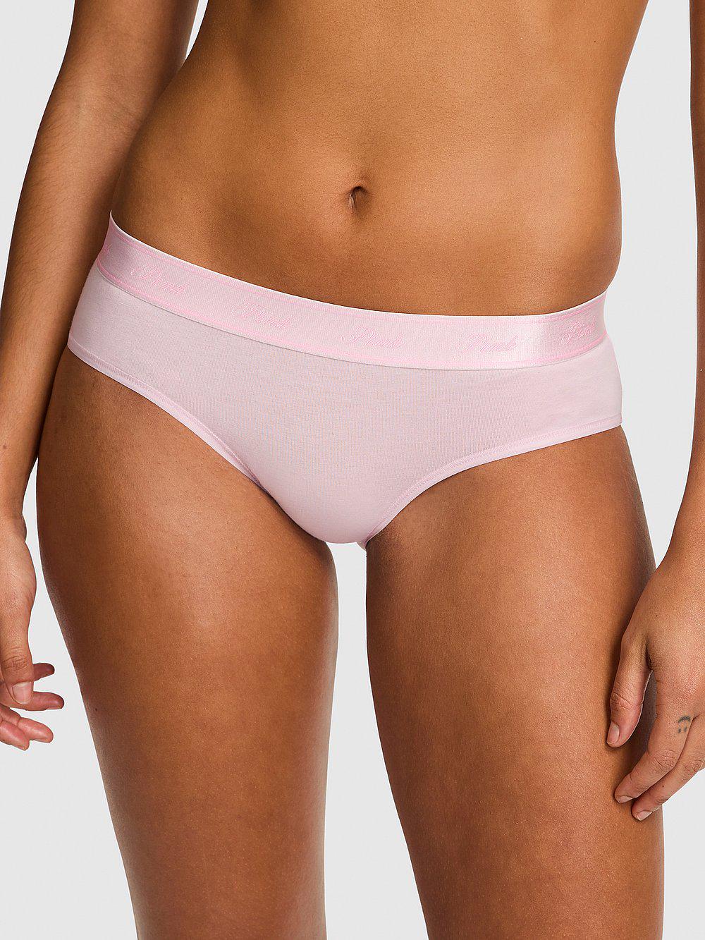 Трусики Хлопковые Victoria's Secret Logo Cotton Hiphugger Panty S Розовый (27009047) Трусики Хлопковые Victoria's Secret Logo Cotton Hiphugger Panty S Розовый (27009047)