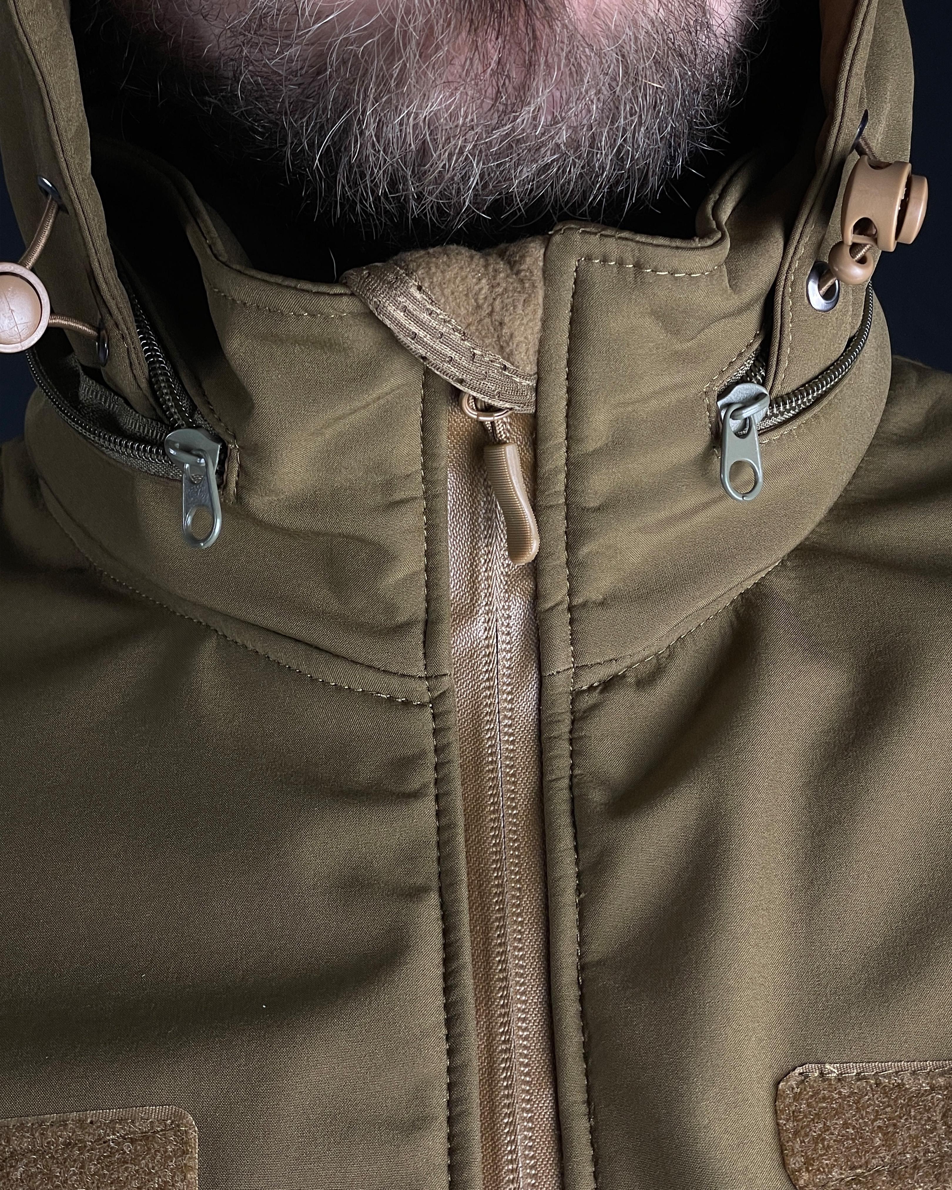 Військова куртка COOPERR Soft Shell III з прихованим капюшоном 4XL Койот (KUR-10.3.4XL) - фото 10