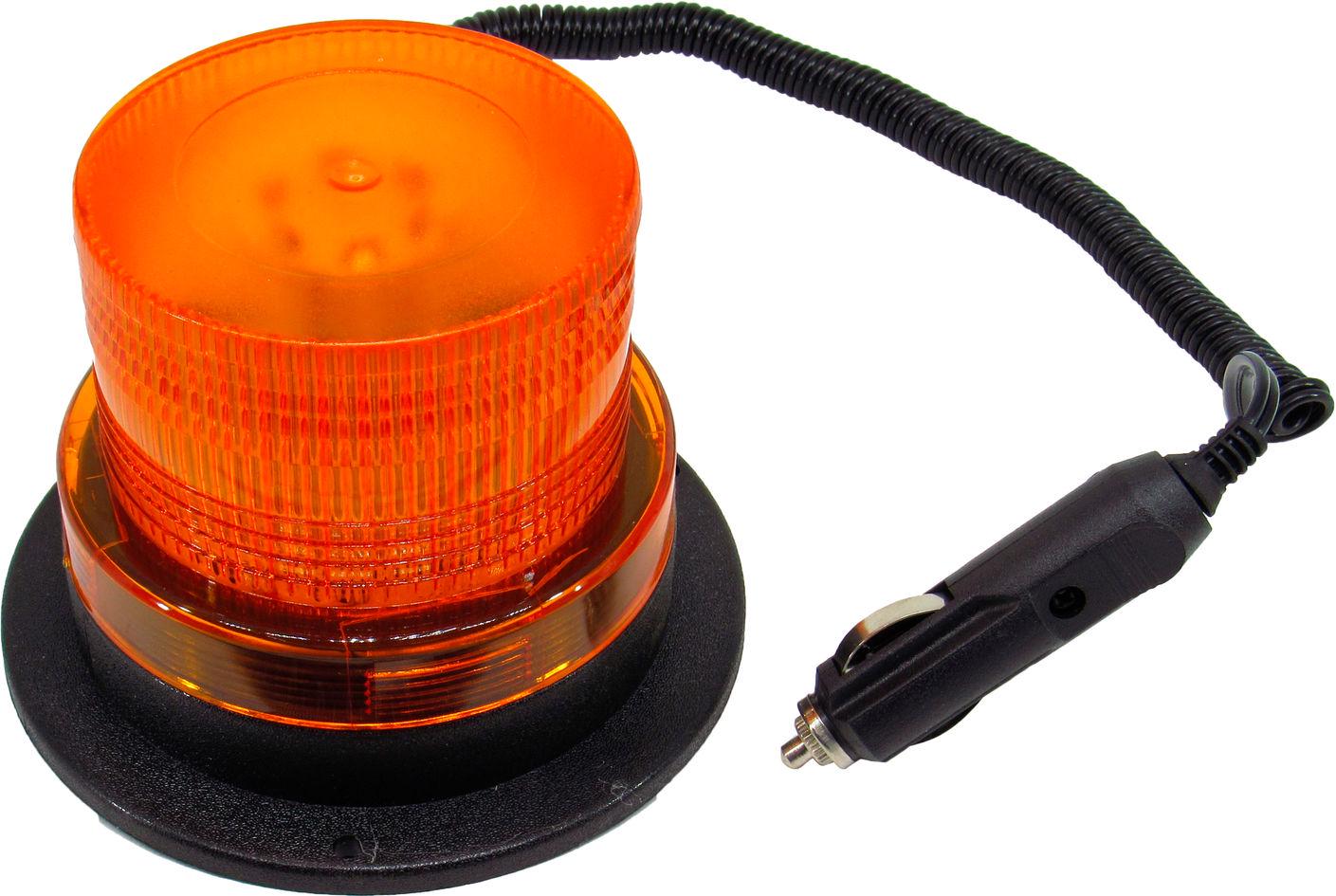 Маяк проблесковый ДК LED 12-24V Оранжевый