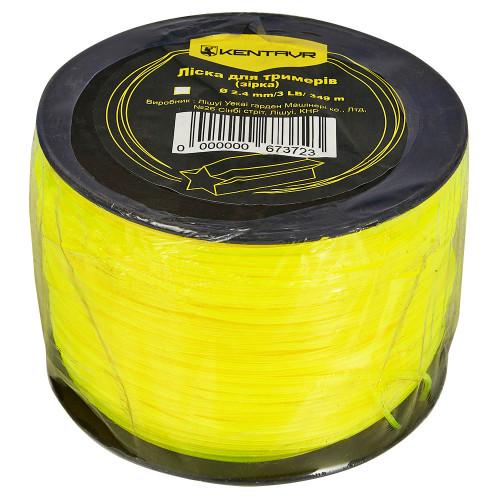 Леска для триммеров в бухте Кентавр звезда 2,4 мм 3LB 349 м (000067372)