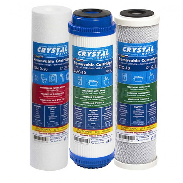 Комплект картриджей CRYSTAL 3 шт.