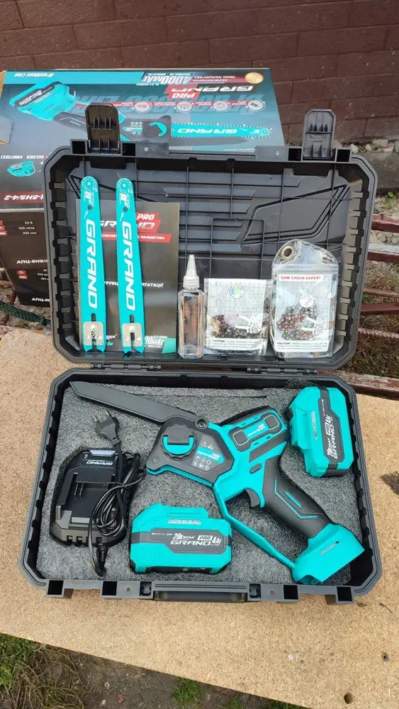 Пила ланцюгова акумуляторна Grand АПЦ-8HS/4-2 HIGH SPEED (17019028) - фото 8 Пила ланцюгова акумуляторна Grand АПЦ-8HS/4-2 HIGH SPEED (17019028) - фото 8