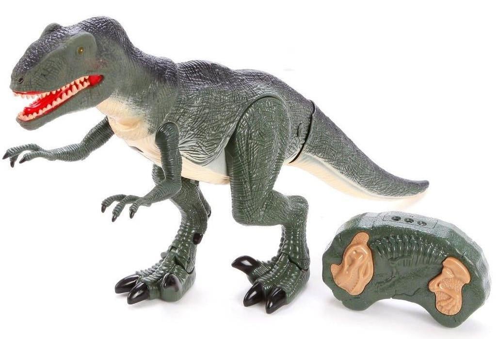 Радиоуправляемая игрушка Динозавр звук и свет/от батареек 30 см (28443701)