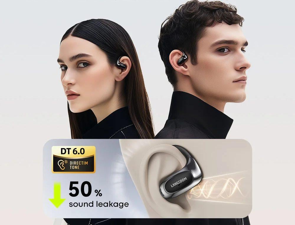 Наушники костные Bluetooth 5.4 Langsdom TE-10 Pro с шумоподавлением костной (26654656) - фото 5 Наушники костные Bluetooth 5.4 Langsdom TE-10 Pro с шумоподавлением костной (26654656) - фото 5