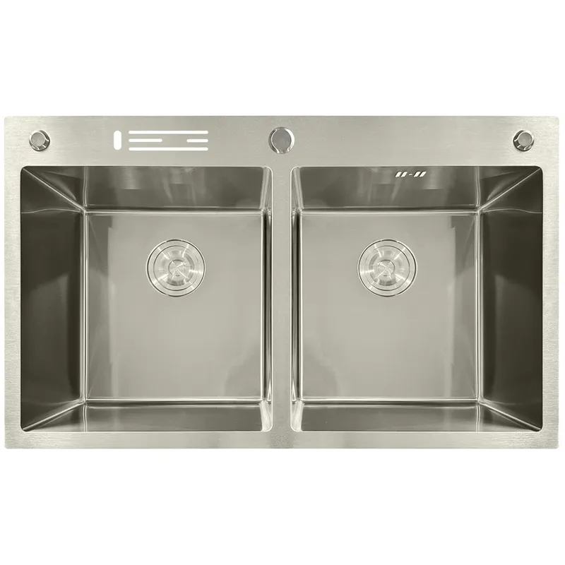 Мойка для кухни MIXXUS MH8350-DK Nano-Silver прямоугольная нержавеющая сталь (MI7052)