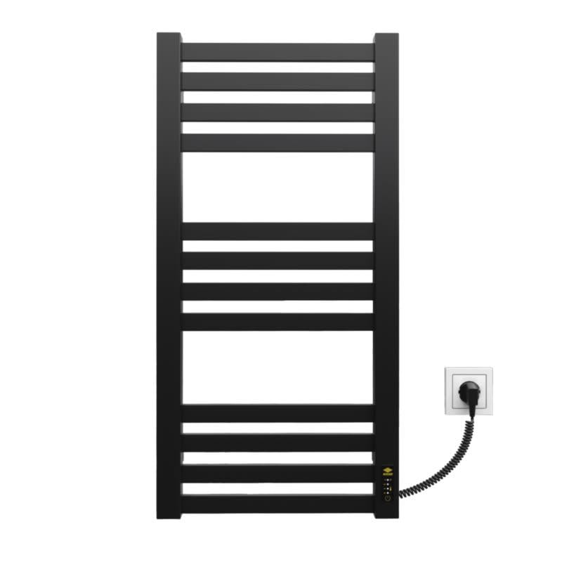 Рушникосушарка електрична KOSSER Герда 800х400/12 ER з таймером вузька Чорний (2000962934212)