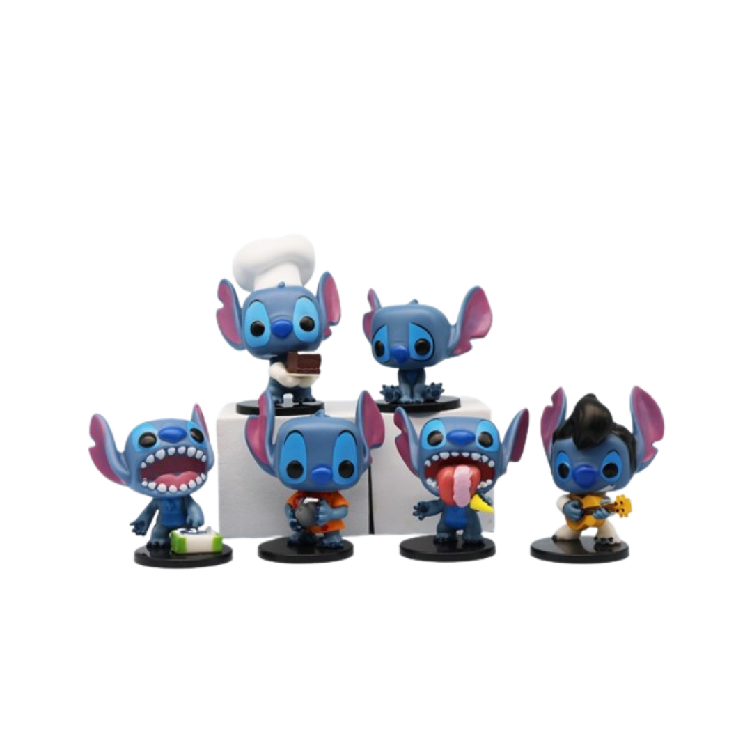 Набор детских игровых фигурок Lilo&Stitch 6 шт. 10 см (24015691) Набор детских игровых фигурок Lilo&Stitch 6 шт. 10 см (24015691)