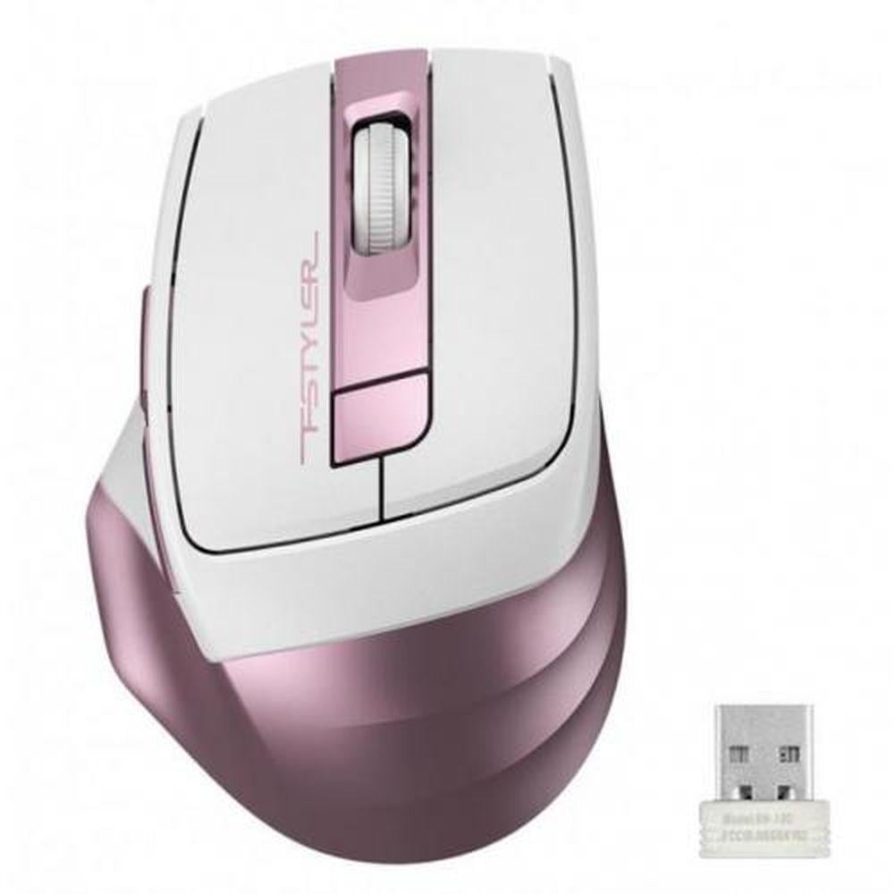 Мышь A4Tech Fstyler FG35 2000 dpi White/Pink (98975)