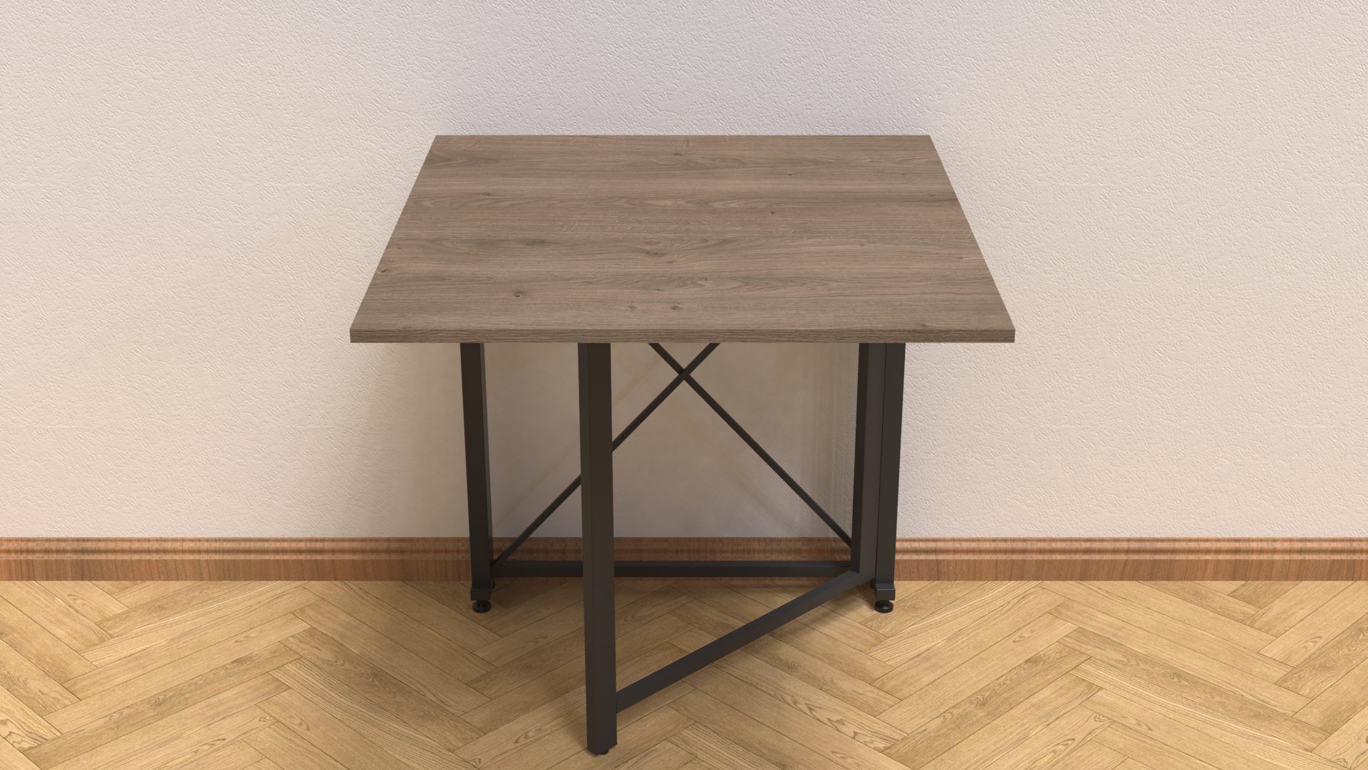 Стол-книжка трансформер Ferrum-decor Orion 1 металл/ДСП 16 мм 750x810x730 мм Черный/Дуб Сонома Трюфель (ORI105) - фото 2 Стол-книжка трансформер Ferrum-decor Orion 1 металл/ДСП 16 мм 750x810x730 мм Черный/Дуб Сонома Трюфель (ORI105) - фото 2