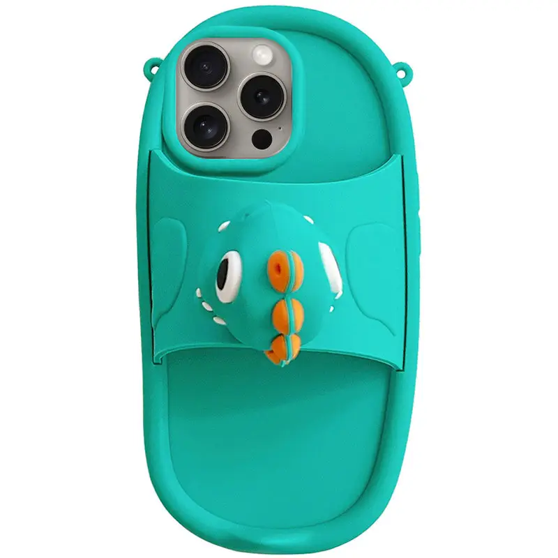 Силиконовый чехол Funny 3D для Apple iPhone 15 Pro Max (6.7") | Baby dragon - фото 1