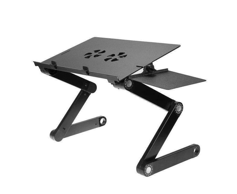 Столик трансформер для ноутбука Wuw Laptop Table Т9 с кулером для охлаждения Черный (9265368)