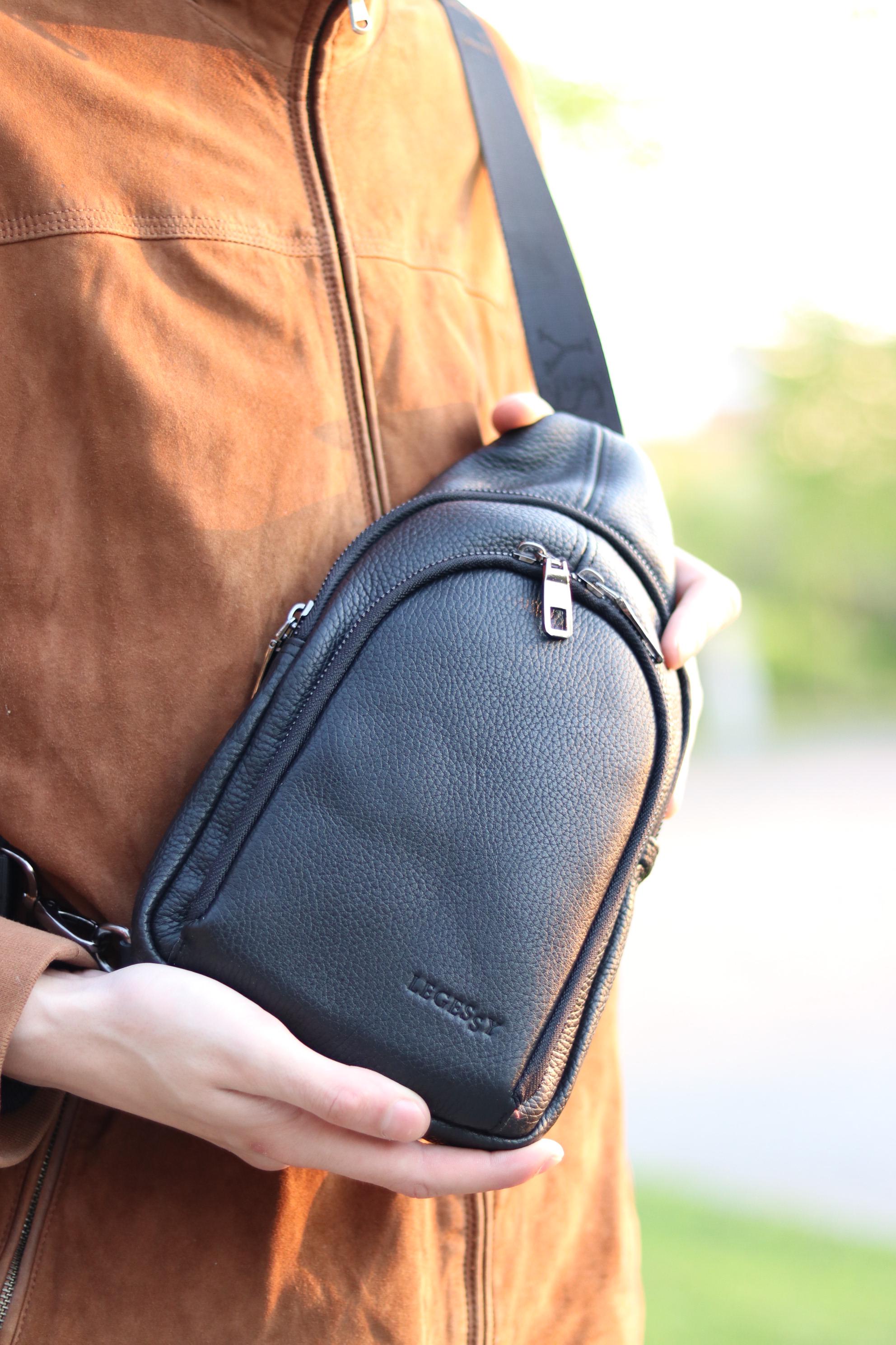 Сумка мужская через плечо (F018-1N) - фото 7 Сумка мужская через плечо (F018-1N) - фото 7