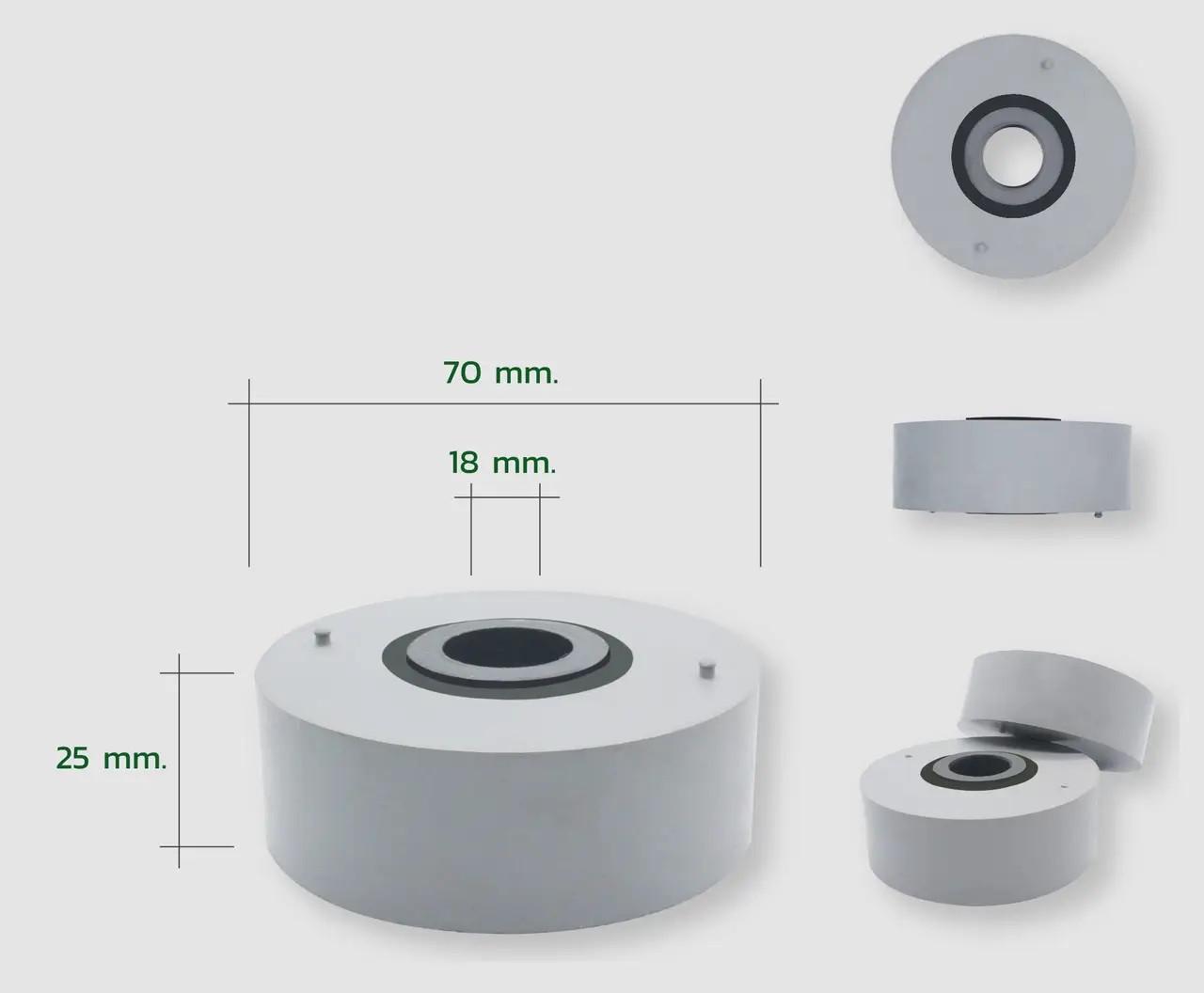 Прижимной ролик для кромкооблицовочного станка 70х18х25 мм - фото 3 Прижимной ролик для кромкооблицовочного станка 70х18х25 мм - фото 3