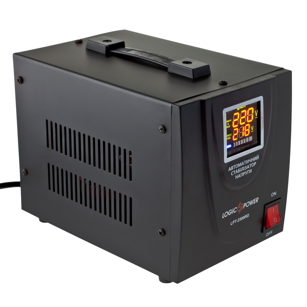 Стабилизатор напряжения LPT-2500RD BLACK 1750W