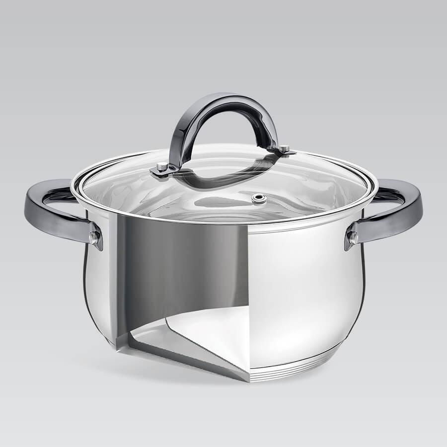 Набор кастрюль Maestro MR-3522-6M 6 пр. Черный (122565) - фото 2