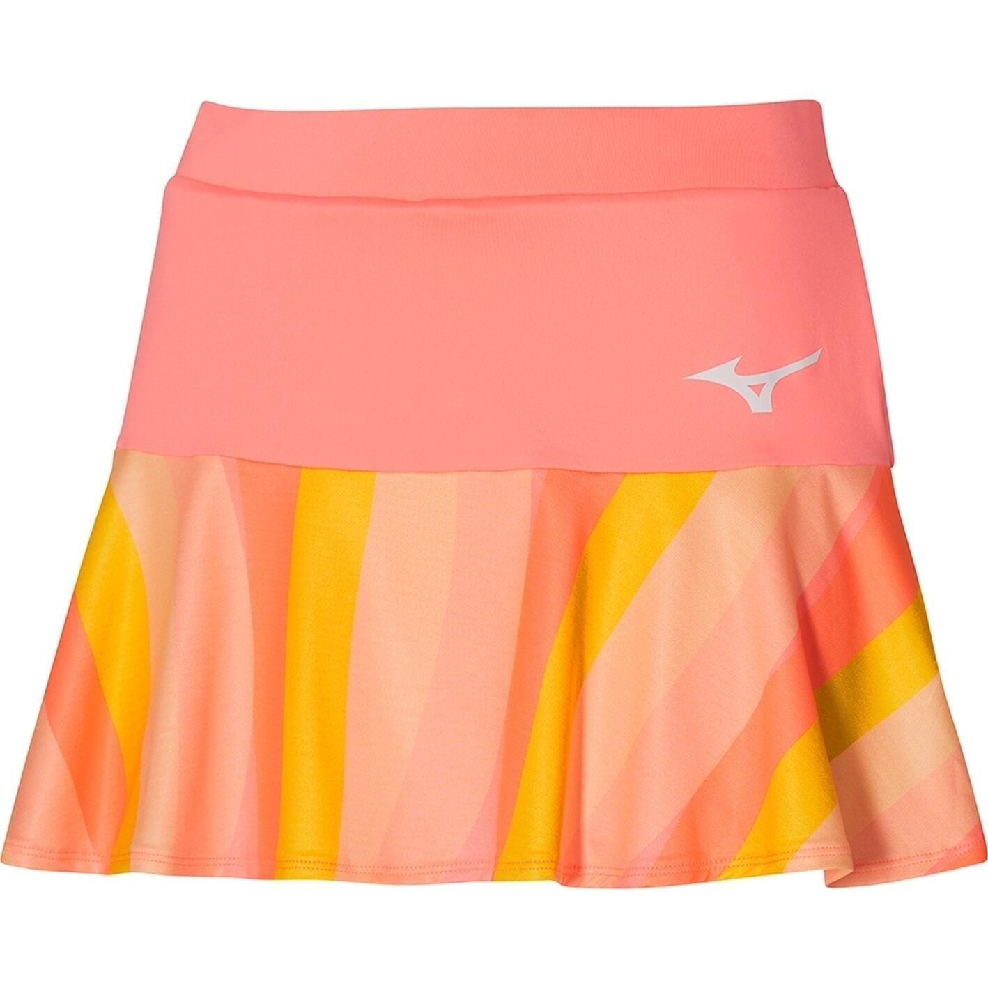 Юбка для тенниса женская Mizuno RELEASE FLYING M Кораллово-оранжевый (62GBA701-53)