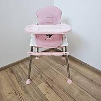 Стільчик крісло для годування AVKO 001 Pink - фото 4 Стільчик крісло для годування AVKO 001 Pink - фото 4