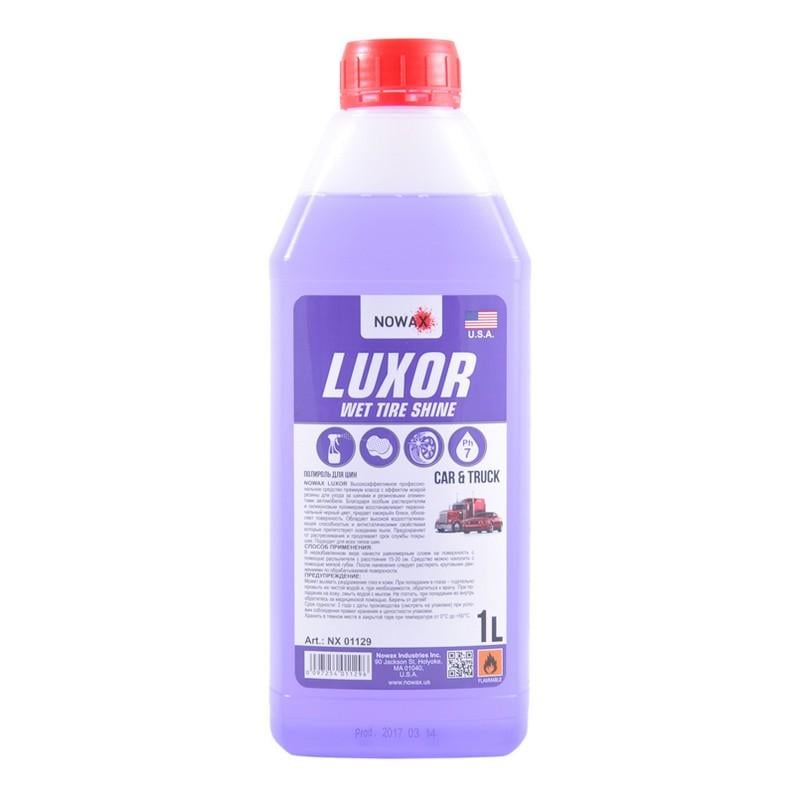 Полироль для шин 1 л Nowax Luxor Wet Tire Shine - фото 1