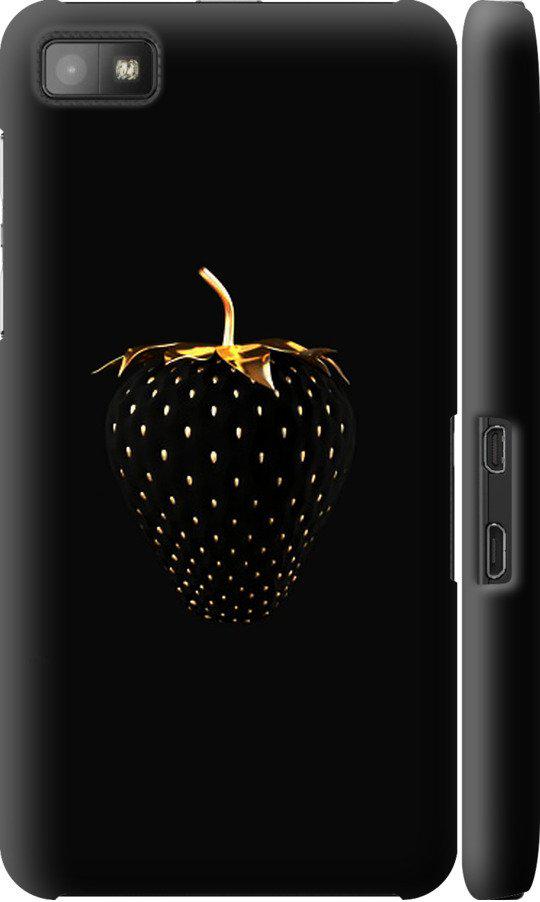 Чехол на Blackberry Z10 Черная клубника (3585c-392-42517) Чехол на Blackberry Z10 Черная клубника (3585c-392-42517)